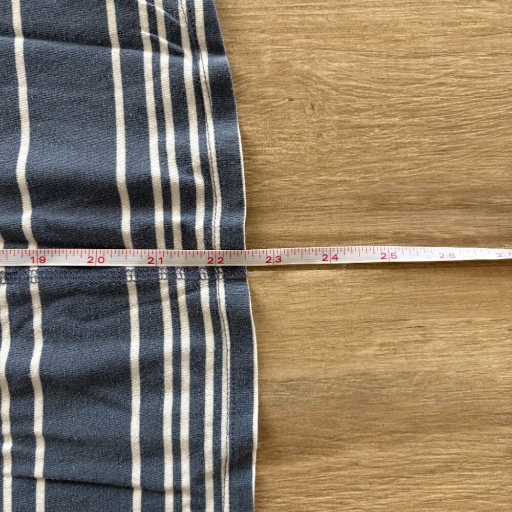 Patagonia Shallow Seas 3/4 Sleeve Top Women's M Lightning Stripe Dolomite Blue - Picture 9 of 10